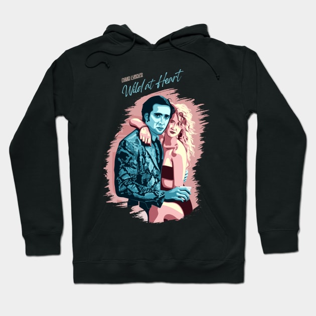 David Lynch's Wild at Heart (V1) Hoodie by PlaidDesign